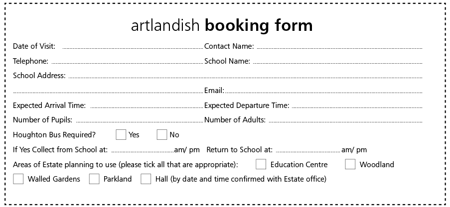 Booking Form Picture